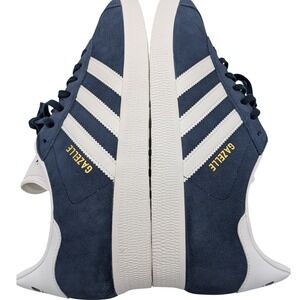 Adidas Gazelle Sneakers Navy White Gold Men Size‎ 10 BB5478 Suede